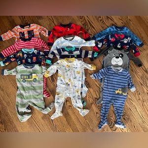 Lot of 12 month fleece carters sleepers